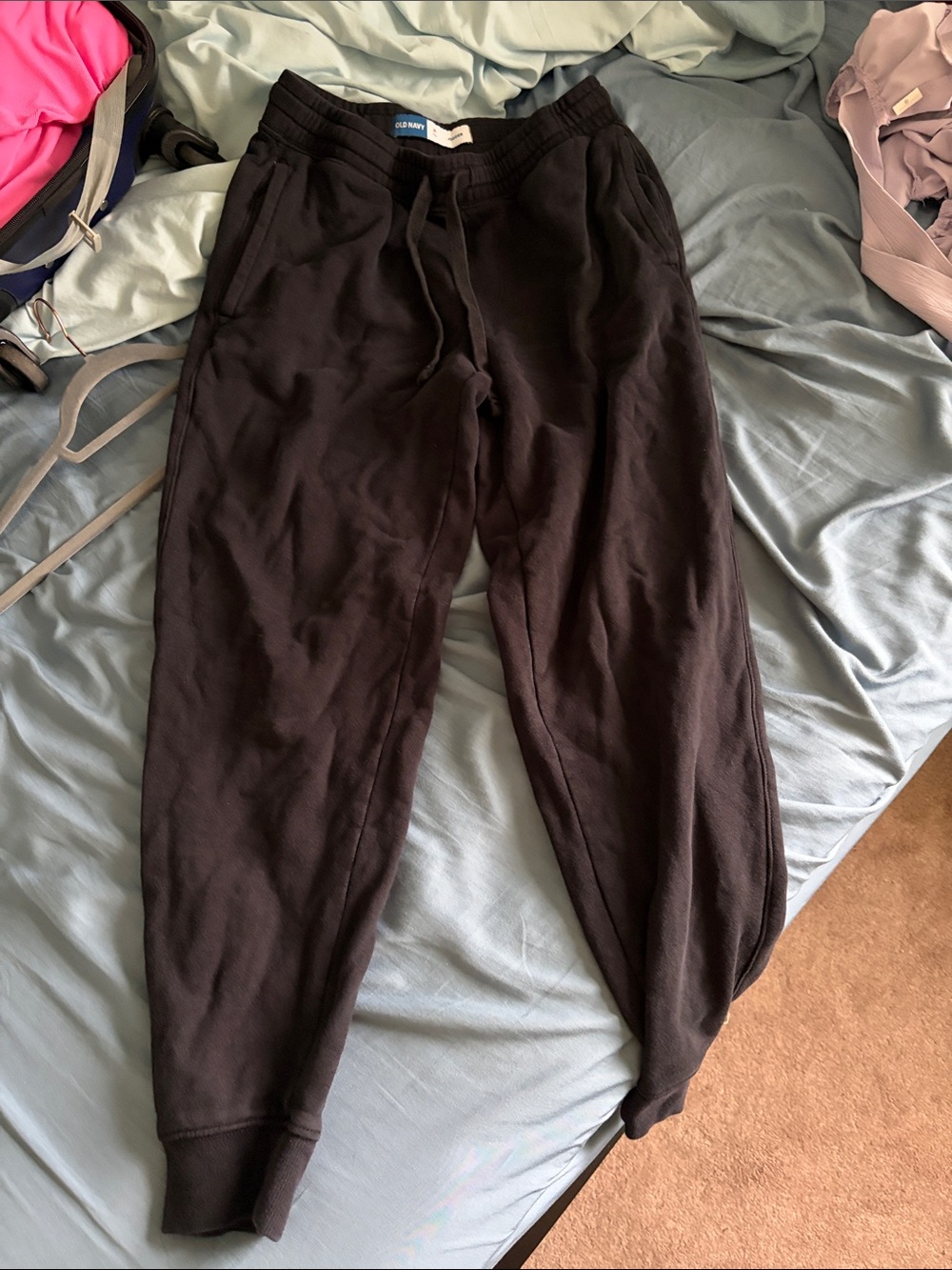 Old Navy Black Women's Jogger Track Pants